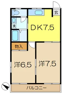 シャトレーK【2階】の間取り