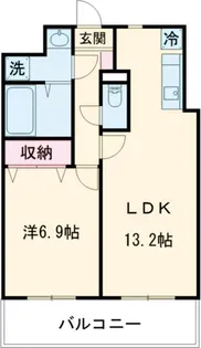 リバーサイド天神【2階】の間取り