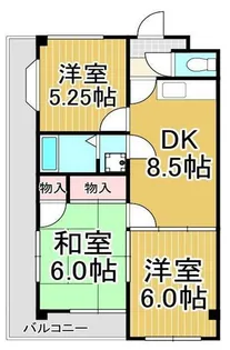 メゾンドアン【3階】の間取り
