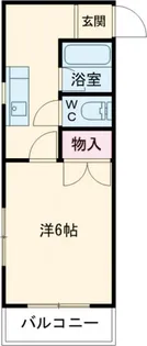 アルム大和町【4階】の間取り