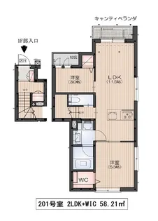 新築 東高円寺駅徒歩5分 4/26より内覧開始(YealCourt)【2階】の間取り