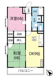 プレミールNAGAO【1階】の間取り