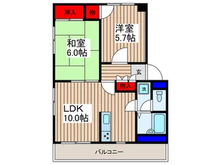 リブェール・パル【1階】の間取り