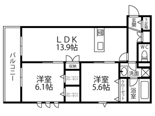 キルシュブリューテ2【3階】の間取り