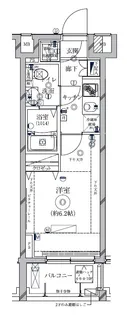 クレイシア新横浜【2階】の間取り
