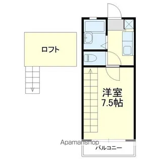 ビバリーハウスWEST【2階】の間取り