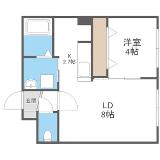 glife nishimachi【2階】の間取り