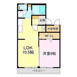 サニークレスト【2階】の間取り