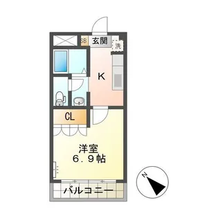 サンガーデン【2階】の間取り