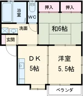 クレッシェンド【1階】の間取り