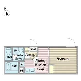 ブライト品川【2階】の間取り