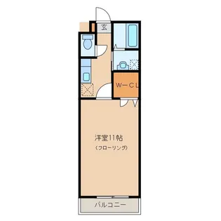 ハッピーオレンジ【1階】の間取り