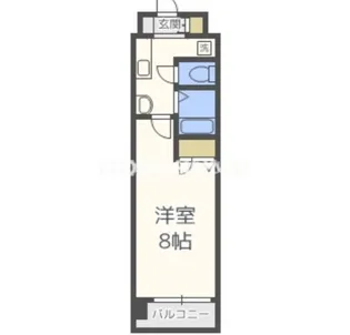 CITY SPIRE北梅田【3階】の間取り