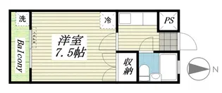 コーポコーベル2【2階】の間取り