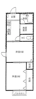 メゾン e-stay【1階】の間取り