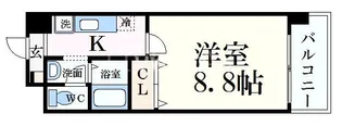 ハウスセゾン四条通【16階】の間取り