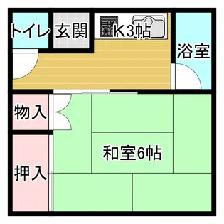 サニーコーポ【2階】の間取り