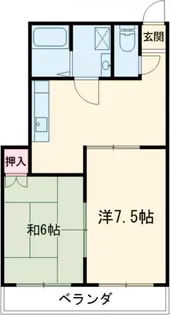 ヴィラコートダジュール【3階】の間取り