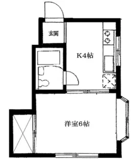 オークハイツ【1階】の間取り