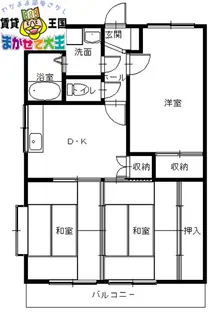 エトワール土手【2階】の間取り