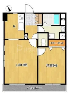 JUNETTA XI【3階】の間取り