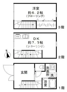 クロススクエア西大井の間取り