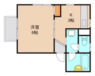 あやハイツ【1階】の間取り