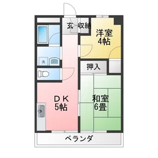 西根ハイツ【3階】の間取り