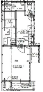 City Flat 一ノ割【3階】の間取り
