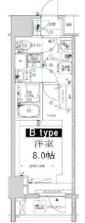 スクエアシティ三ノ輪【2階】の間取り