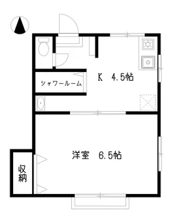 やすだ荘【2階】の間取り