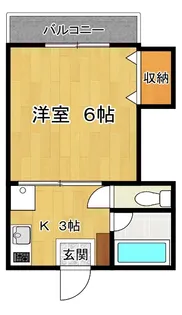 フラット35C【2階】の間取り