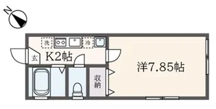 スプリングコート【1階】の間取り