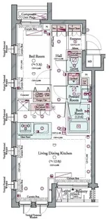 コンシェリア品川南 THE GRAND RESIDENCE【4階】の間取り