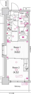 ガーラ雑色グランドステージ【6階】の間取り