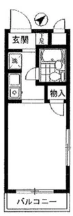 パーソネ―ジュ目黒不動前【2階】の間取り