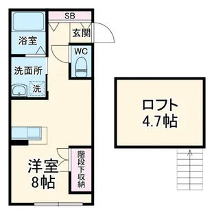 壱番館【1階】の間取り