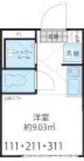 Shanti Casa四谷若葉【1階】の間取り