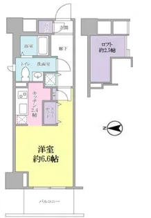 Kiinu Blanc ~キーヌ・ブラン~【3階】の間取り