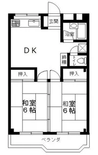 マンションウィンディ【3階】の間取り