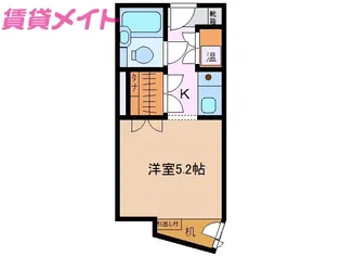 プロミネントDAIAN【1階】の間取り