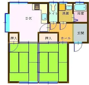 ローズビレッジ【2階】の間取り