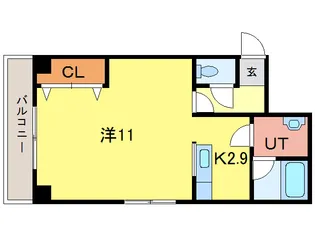 エーコー第5ビル【4階】の間取り