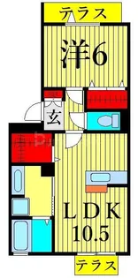 Casa Felice I【3階】の間取り