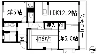 ロイヤルアリスト【3階】の間取り