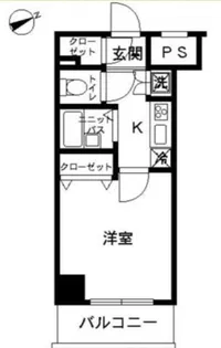 スカイコート・ヴィーダ五反田ウエスト【2階】の間取り