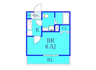 モダンエレーナ鶴見【2階】の間取り
