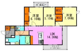 ルミナス【2階】の間取り