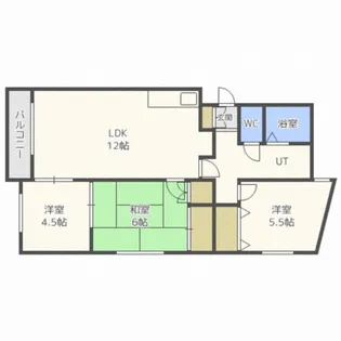 コーポリラ【4階】の間取り