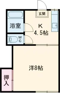 恋ヶ窪荘【2階】の間取り